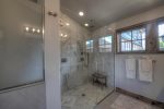 A walk in/roll in shower in your ensuite bathroom 